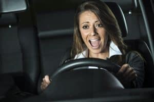 woman has fear of driving